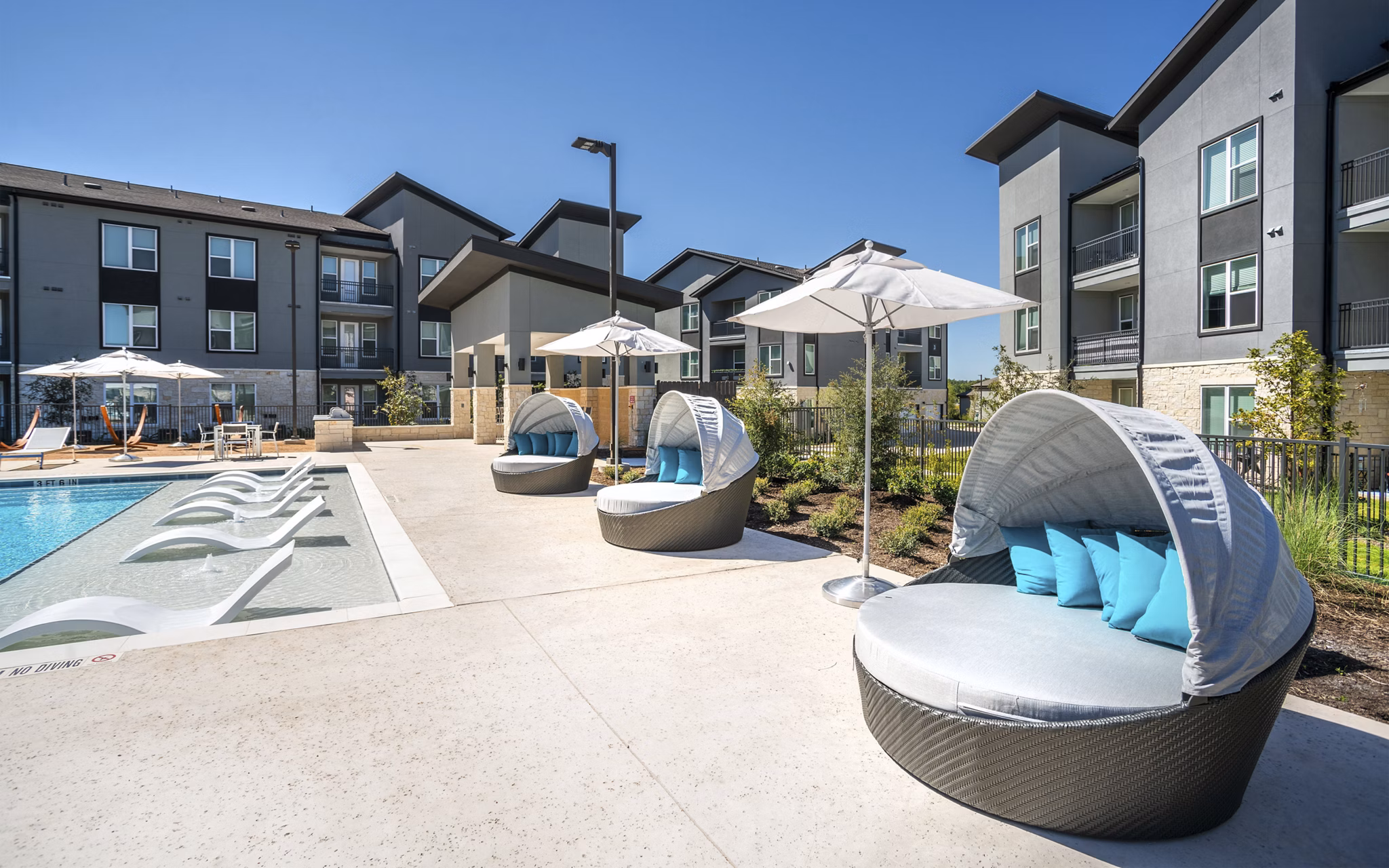 pool at Brio Apartments