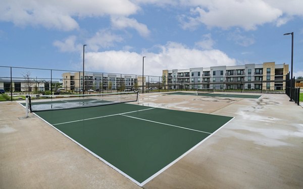 Sport court for basketball and tennis at The Sommery Apartments, luxury living with recreational amenities