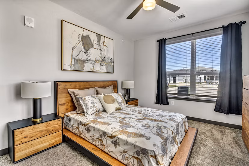 bedroom at Haven at Mission Trace Apartments