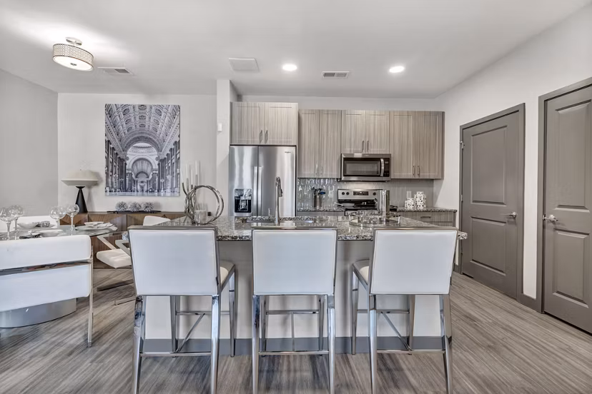 kitchen at Haven at Mission Trace Apartments
