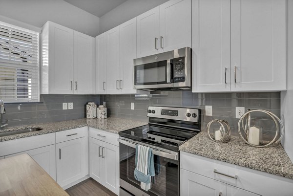 kitchen at Haven at Mission Trace Apartments