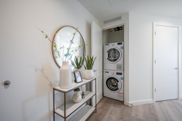laundry room at Collection 14 Apartments