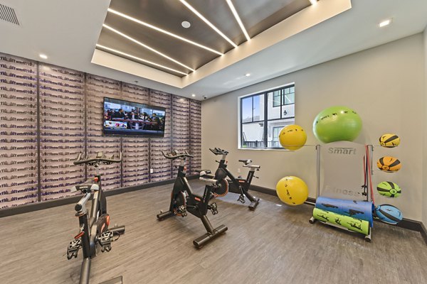 Modern fitness center with state-of-the-art equipment at Ventura Pointe Apartments