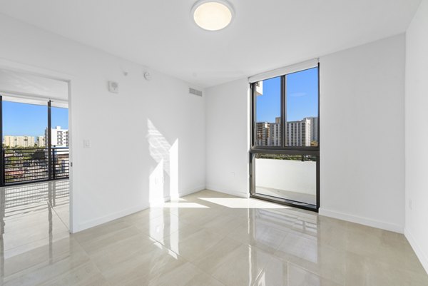 bedroom at The Vibe Miami Apartments