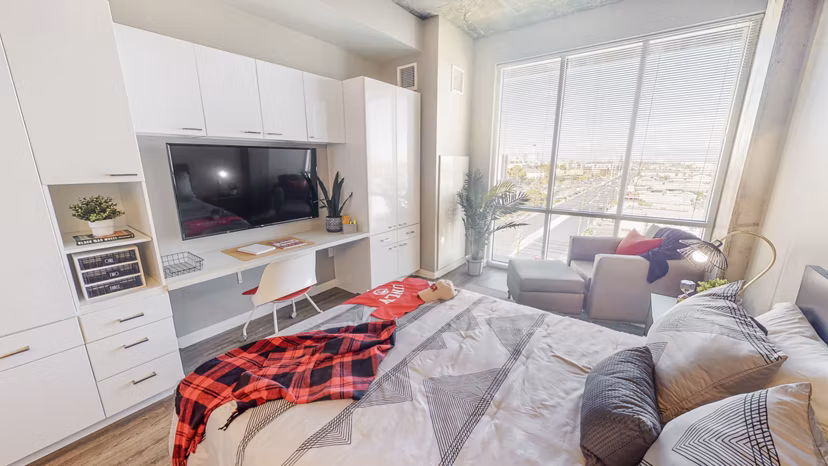 bedroom at The yoU Apartments