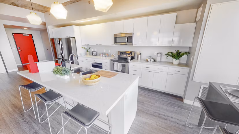 kitchen at The yoU Apartments