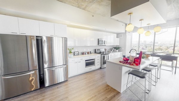 kitchen at The yoU Apartments