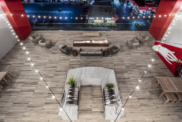 courtyard at The yoU Apartments