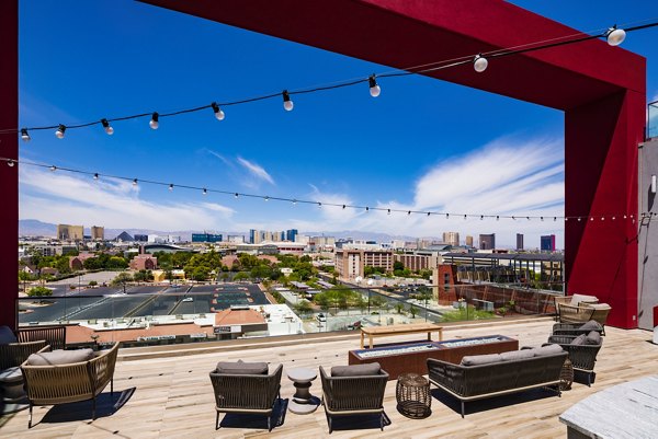 rooftop deck at The yoU Apartments