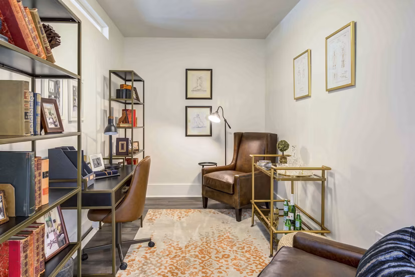 living room at The Kessler Residences Apartments