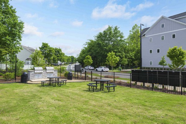 Recreational Area at Cascadia at Highland Creek Apartments