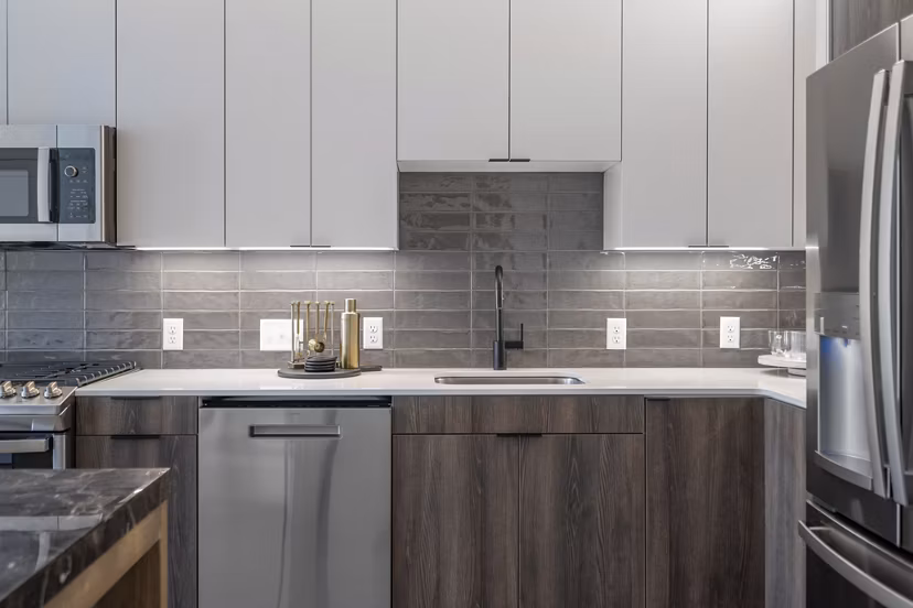 kitchen at Anthem Everett Apartments