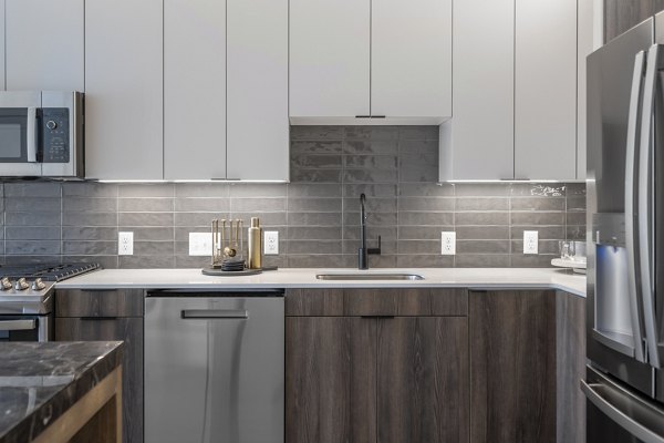 kitchen at Anthem Everett Apartments