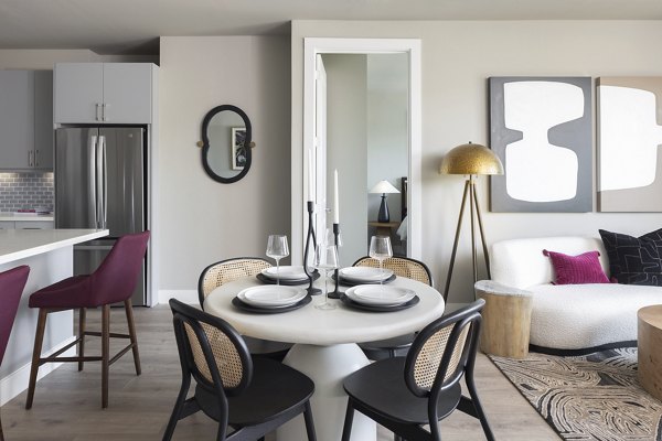 dining area at Broadstone North Lamar Apartments