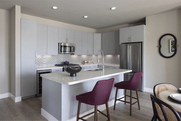 kitchen at Broadstone North Lamar Apartments