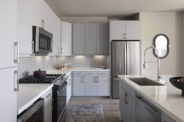 kitchen at Broadstone North Lamar Apartments