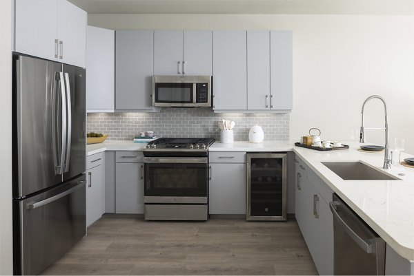 kitchen at Broadstone North Lamar Apartments