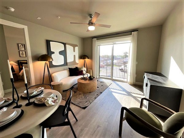 living room at Broadstone North Lamar Apartments