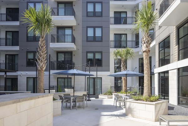 patio at Broadstone North Lamar Apartments