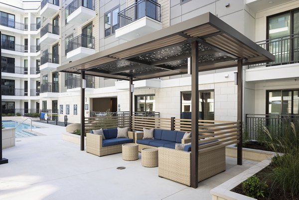 patio at Broadstone North Lamar Apartments