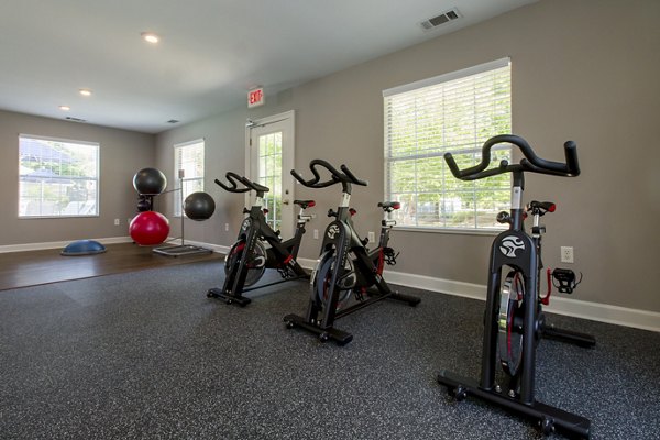 State-of-the-art fitness center with modern equipment at Signature at Sugarloaf Apartments