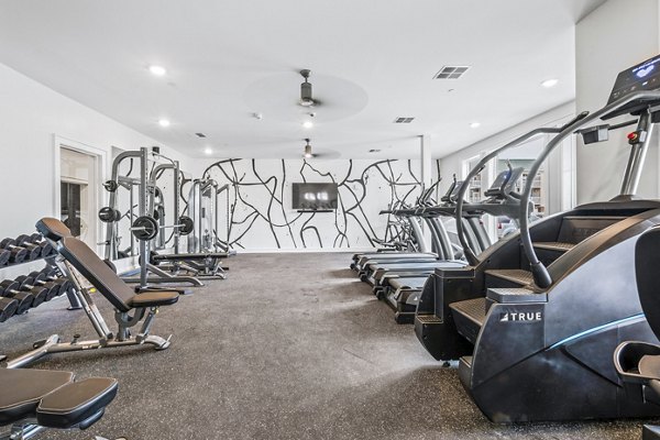 fitness center at Attain at Bradford Creek Apartments