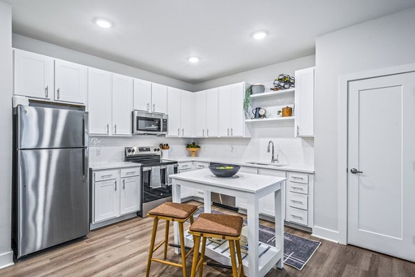 kitchen at Attain at Bradford Creek Apartments