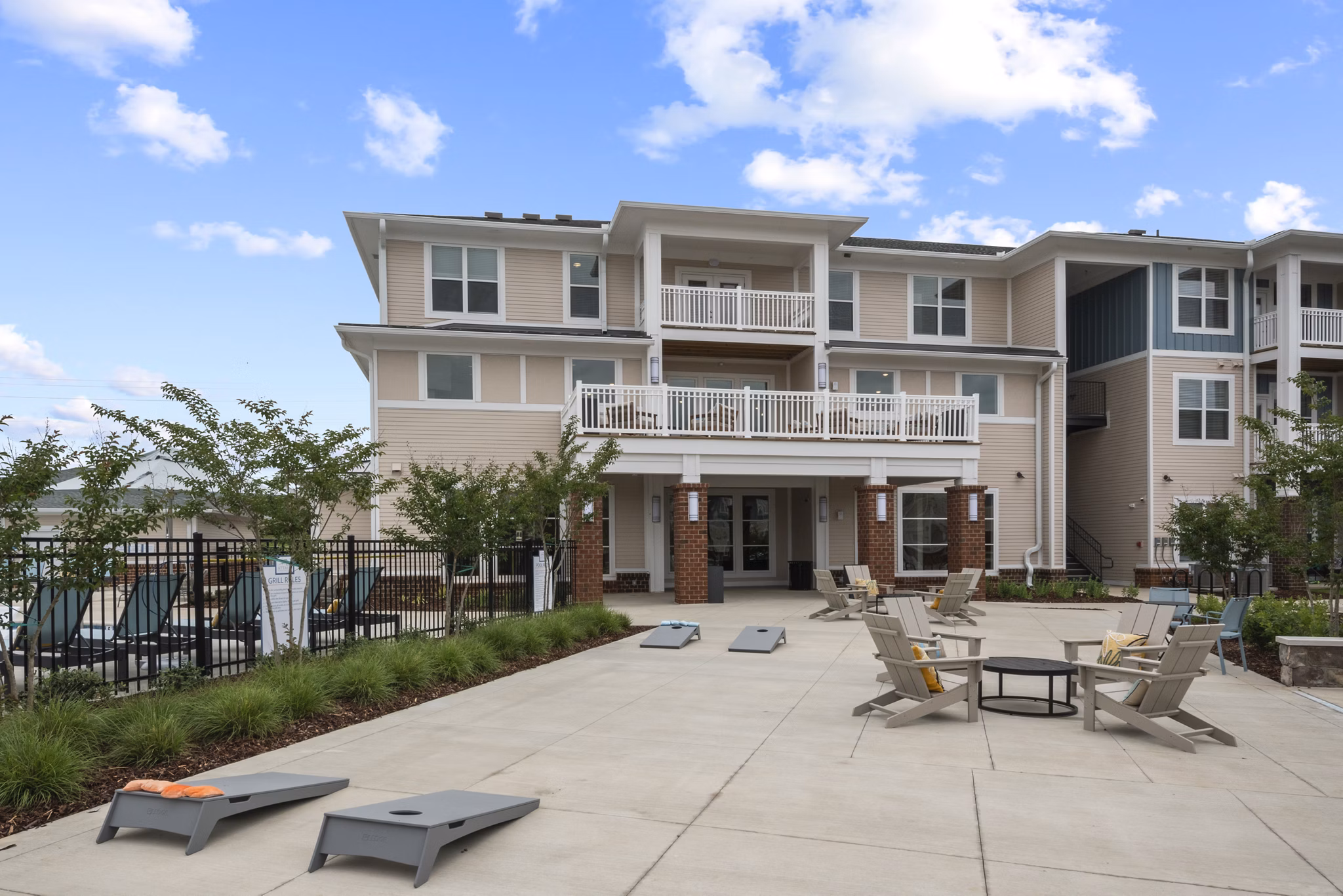 patio at Attain at Bradford Creek Apartments 