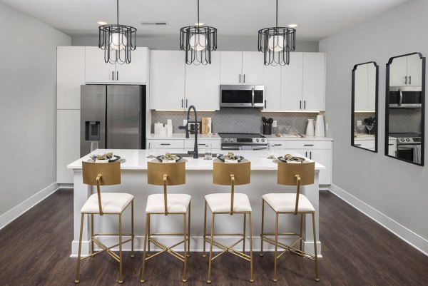 Dining area with modern decor and open layout at The Boulevard, a Broadstone Community Apartments