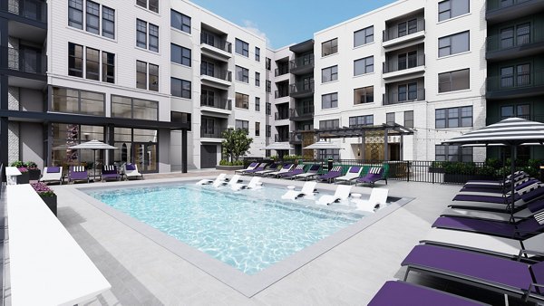 pool at The Boulevard Apartments