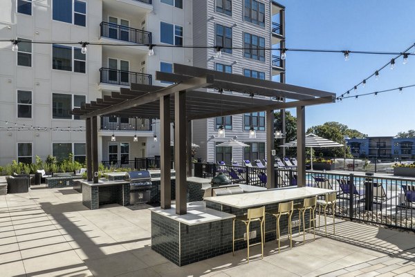 patio at The Boulevard Apartments