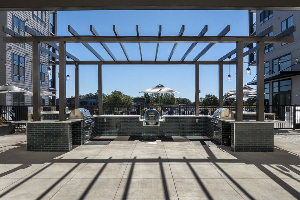 grill area at The Boulevard Apartments