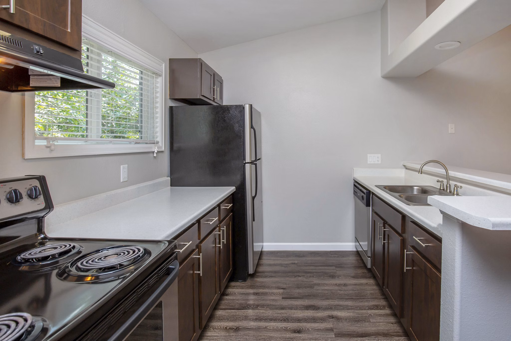kitchen at Pines at Broadmoor Bluffs Apartments