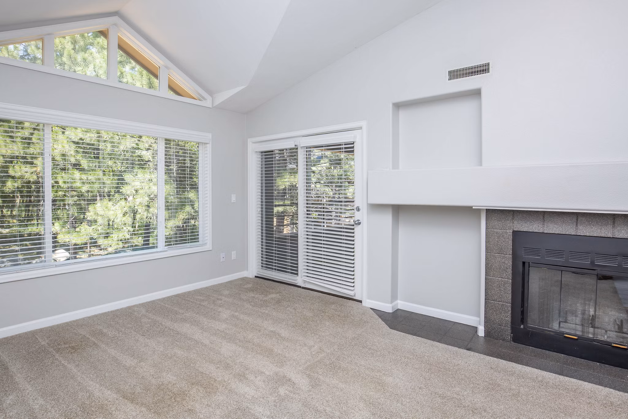 living room at Pines at Broadmoor Bluffs Apartments