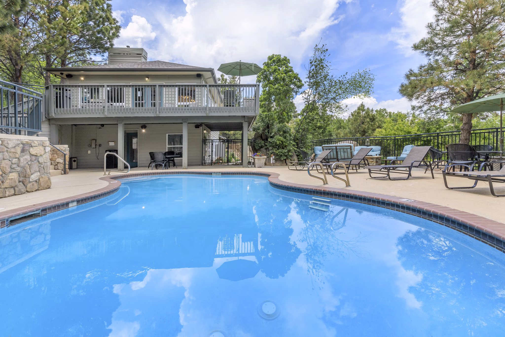pool at Pines at Broadmoor Bluffs Apartments