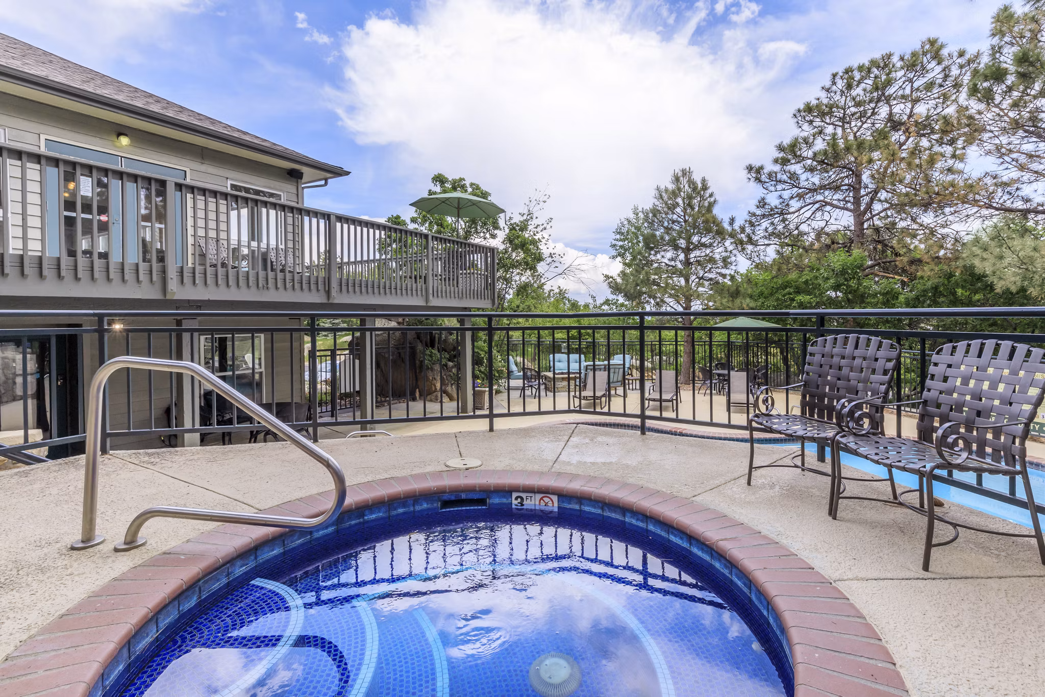 pool at Pines at Broadmoor Bluffs Apartments