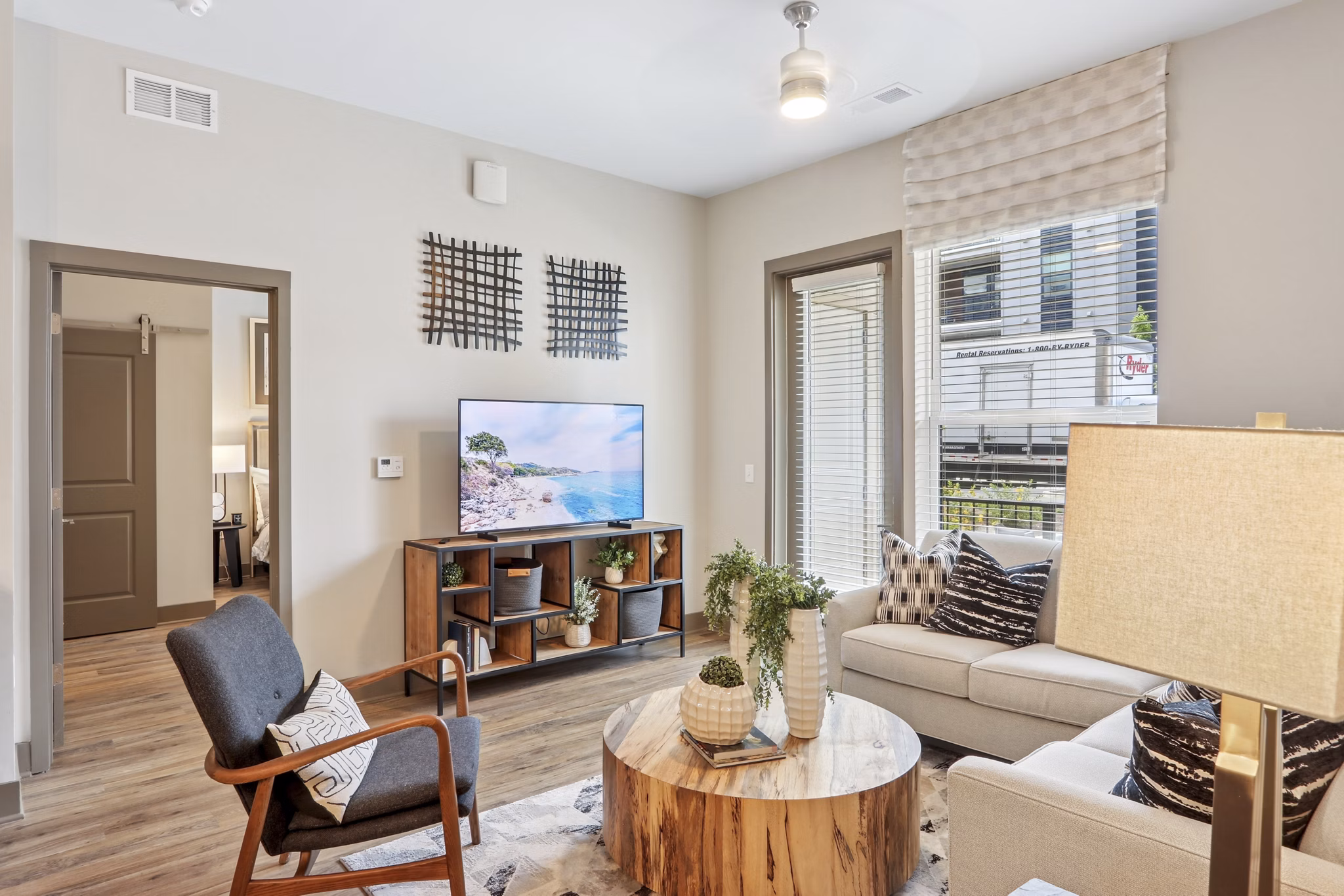 living room at The Terra Apartment Homes