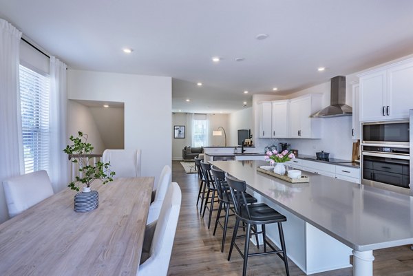 dining area at ABODE at Greenway Apartments