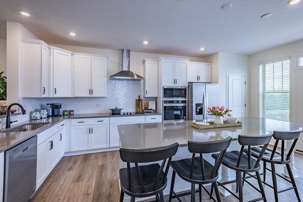 kitchen at ABODE at Greenway Apartments