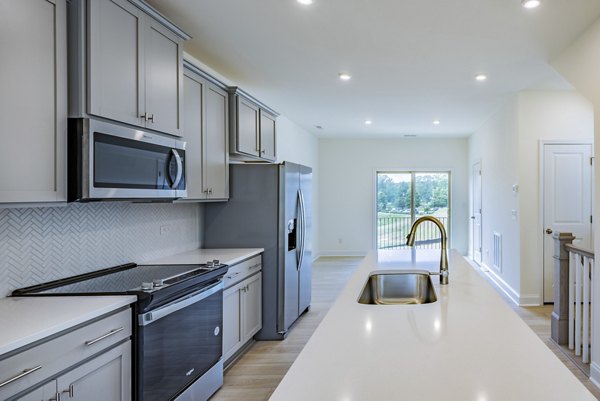 kitchen at ABODE at Greenway Apartments