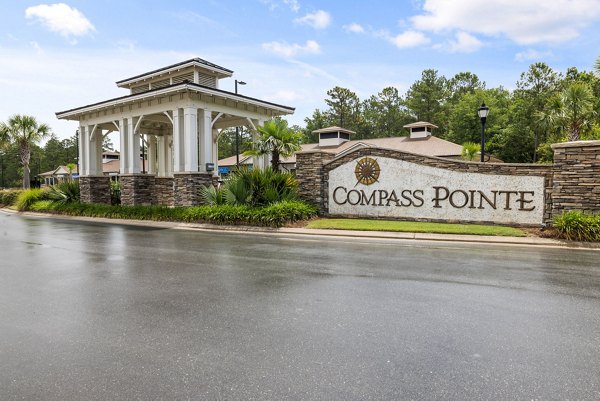 Signage at The Village at Compass Pointe Apartments