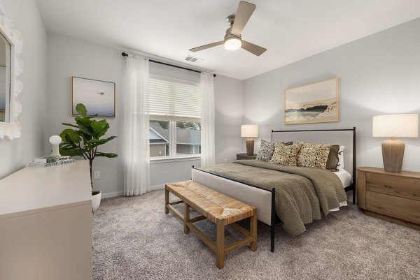 bedroom at The Village at Compass Pointe Apartments