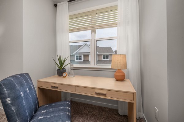 bedroom at The Village at Compass Pointe Apartments