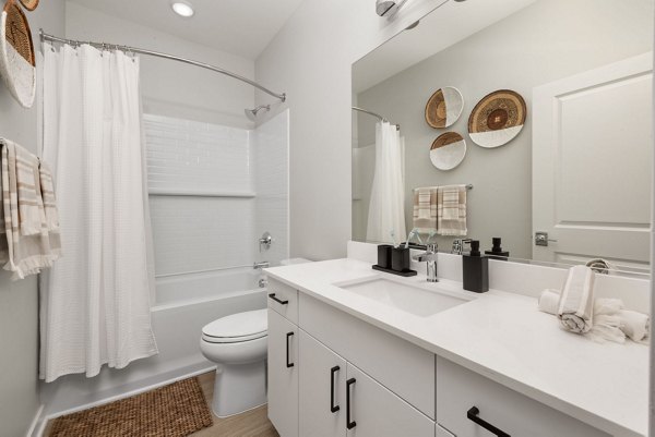 bathroom at The Village at Compass Pointe Apartments