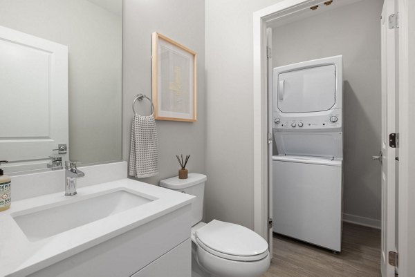 bathroom at The Village at Compass Pointe Apartments