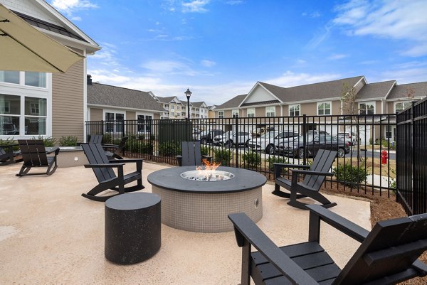 patio at The Village at Compass Pointe Apartments