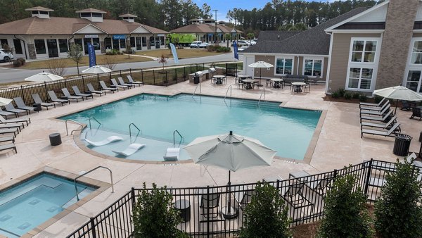 pool at The Village at Compass Pointe Apartments