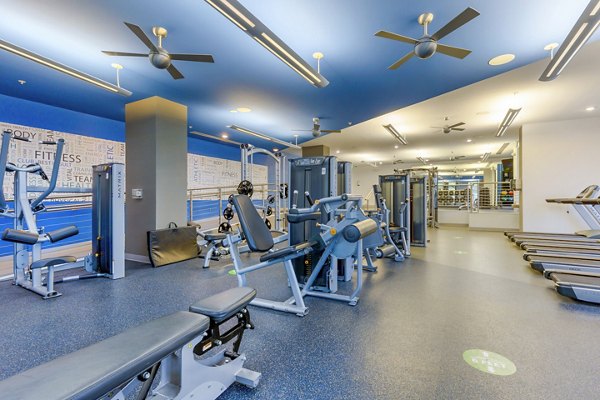 fitness center at Tapestry Largo Station Apartments