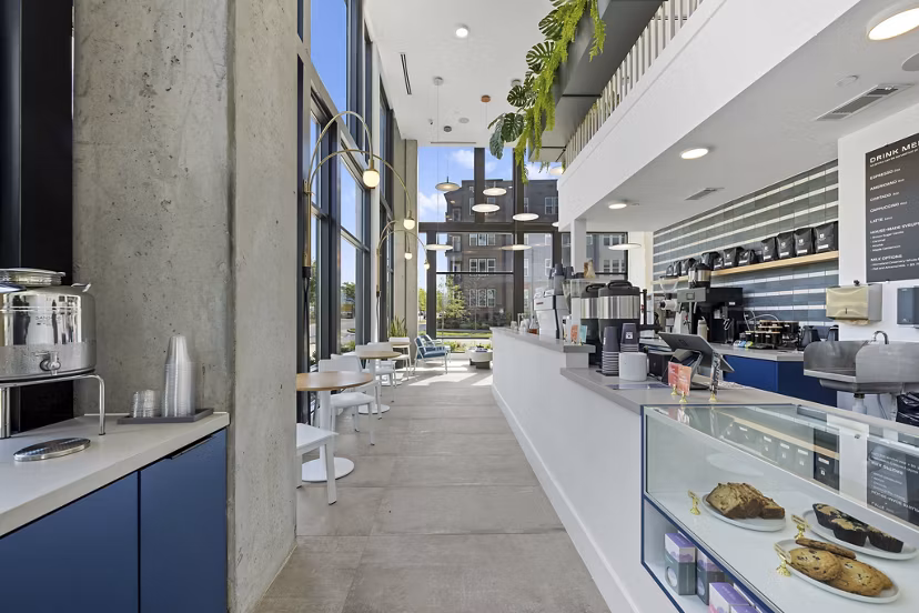 clubhouse at Elan LoSo Apartments