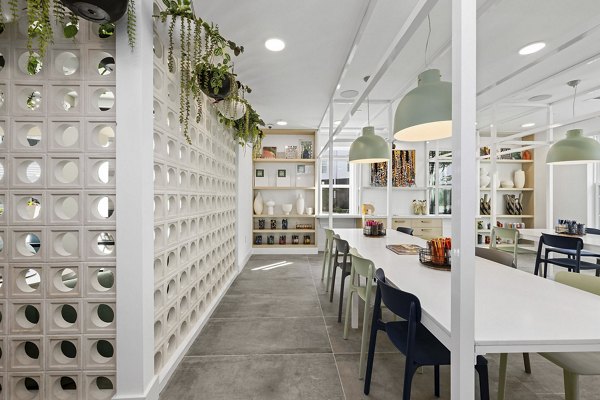 clubhouse at Elan LoSo Apartments